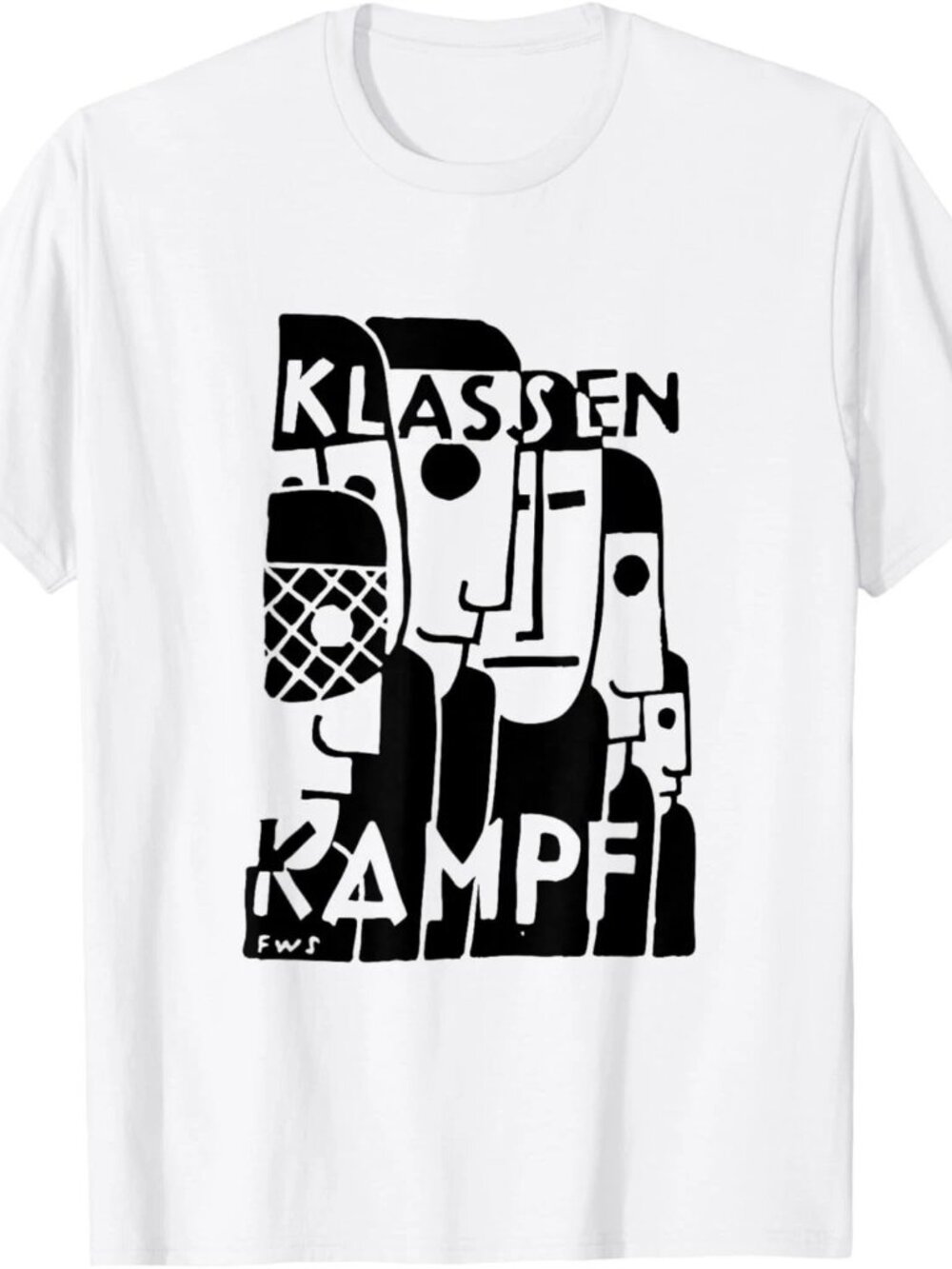 Klassen Kampf German Class Struggle - Abstract Socialist Art T-Shirt 254